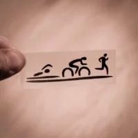 Aufkleber - Swim|Bike|Run