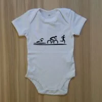 Strampler - Swim Bike Run - schwarz