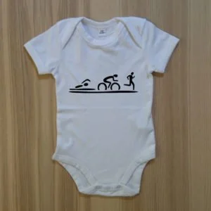 Strampler - Swim Bike Run - schwarz